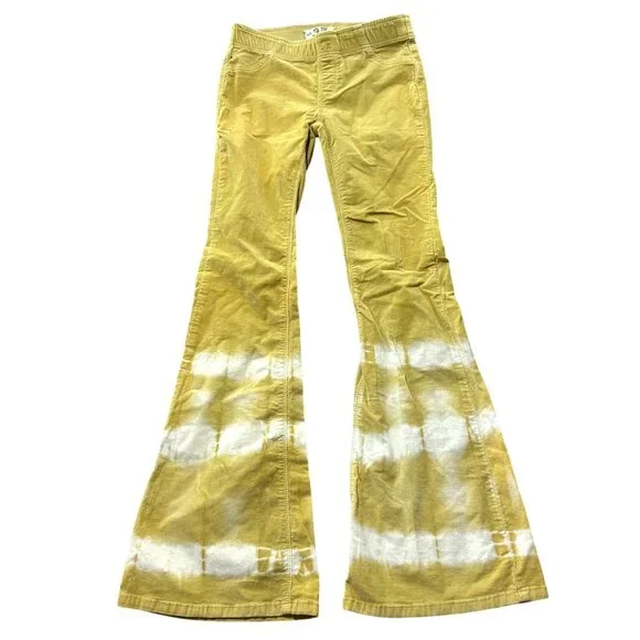 We the Free Women's Sz 27 Tie-Dye Corduroy Flare Pant - Picture 1 of 10